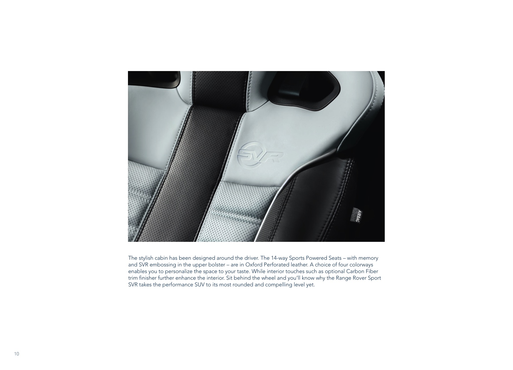 2015 Range Rover Sport SVR Brochure Page 6